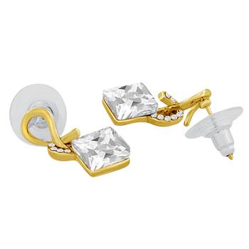White crystal studs 4