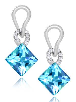 Green crystal studs 2