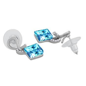 Green crystal studs 4