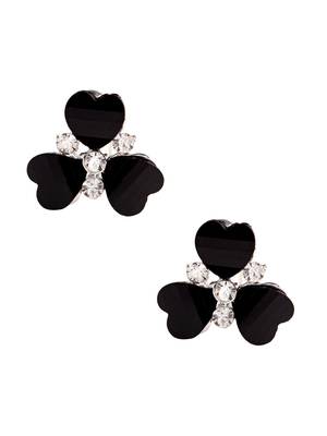 Black crystal studs 1