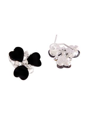 Black crystal studs 2