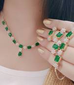 Glittering Combo of Necklace , Bracelet , Ring for Women