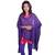 Purple Cotton Lycra Leggings & Chiffon Dupatta Set