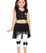 Black kids party wear dress