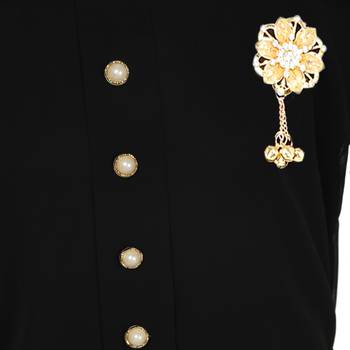 Black kids party wear dress 4