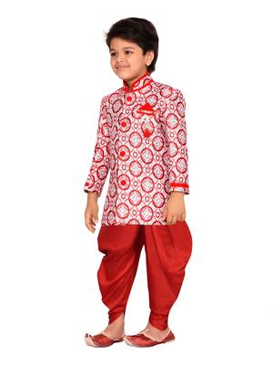 KIds Party Wear Dhoti Sherwani Set for Kids 3