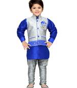 Kids Kurta Pyjama Waistcoat Set