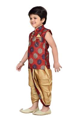 Kids Angrakha Dhoti Pant Set 3