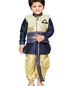 Kids Dhoti Kurta Waistcoat Set