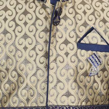 Kids Dhoti Kurta Waistcoat Set 4
