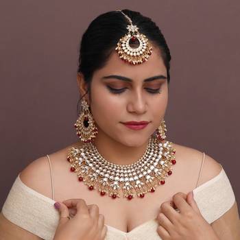 Maroon Necklaces 3