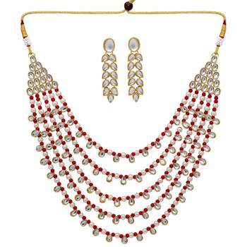 Maroon Necklaces 1
