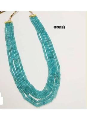 Luxurious Multi Strand Onyx Beaded Hand Crafted Necklace 1