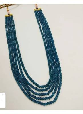 Luxurious Multi Strand Onyx Beaded Hand Crafted Necklace 1
