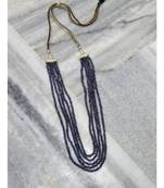 Luxurious Multi Strand Onyx Beaded Hand Crafted Necklace