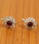 Red crystal toe-rings