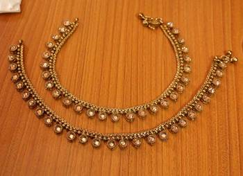 Yellow Zircon       Anklets 1