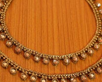 Yellow Zircon       Anklets 2