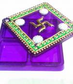 Beautiful haldi kumkum box with four compartments