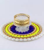 Multicolour Acyralic diwali decorations 1 Diya with T lite