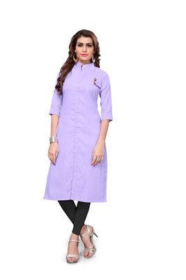 purple kurtis