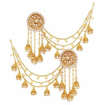 Designer Full Bahubali devsena Earrings Earcuffs Set 1