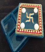 Beautiful haldi kumkum box