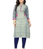 Multicolor printed cotton kurti