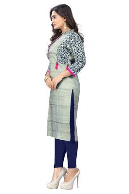 Multicolor printed cotton kurti 3