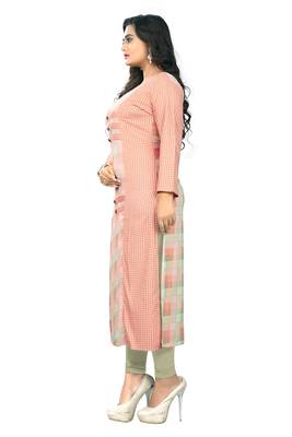 Multicolor printed rayon kurti 3
