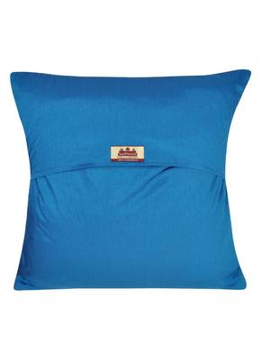Lal Haveli Designer Square Shape Silk Cushion Covers 16 x 16 inch Set of 5 Pcs 4