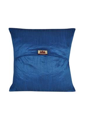 Lal Haveli Jaipuri Handmade Designer Silk Throw Pillow Cushion Covers 16 x 16 inch Set of 5 Pcs 4