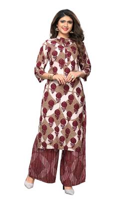 Multicolor printed rayon kurti 1