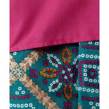 Bandhni Print Dhoti Kurta   Pink 3