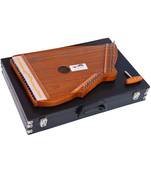 Swarmandal Surmandal By Kaayna Musicals 36 Strings Teak Colour Matte Finish Tuning Key Carry Box Few Extra Strings