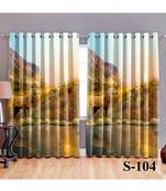 Frimerr multicolor curtain for window, door etc 