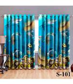 Frimerr multicolor curtain for window, door etc 