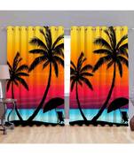 Frimerr multicolor curtain for window, door etc 