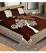 multicolor printed Soft Touch Fabric Double bed sheet and two pillow cover