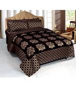 multicolor printed Soft Touch Fabric Double bed sheet and two pillow cover