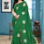 Green Embroidered Silk Saree With Blouse