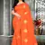 Orange Embroidered Silk Saree With Blouse