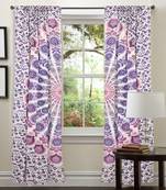 Mandala Hippie Tapestry Door Curtain Decor Window Curtains Peacock Cotton Cloth