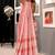 Striped Linen Saree With Zari Pallu
