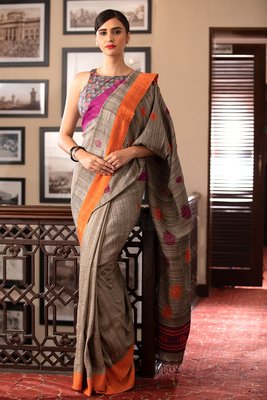 ghicha cotton saree