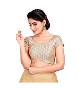 Gold Mulberry Silk Designer Blouse