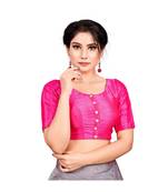 Pink Dupion Silk Designer Padded Blouse