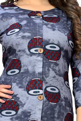 Grey printed rayon ethnic-kurtis 4