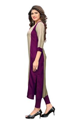Multicolor embroidered rayon kurtis 3