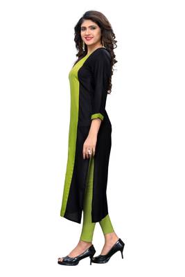 Multicolor embroidered rayon kurtis 3